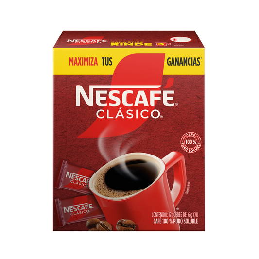 NESCAFE CLASICO STICK 6/12/6 GR