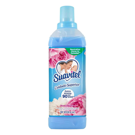Suavizante de Telas Suavitel Cuidado Superior Fresca Primavera 850 ml