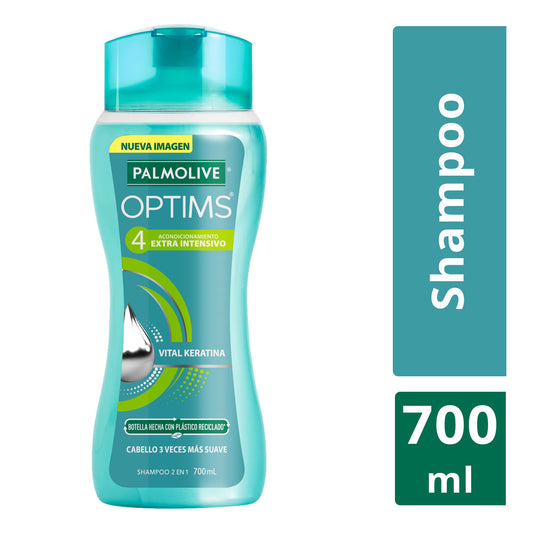 Shampoo Palmolive Optims Acondicionamiento Extra Intensivo, 700 ml