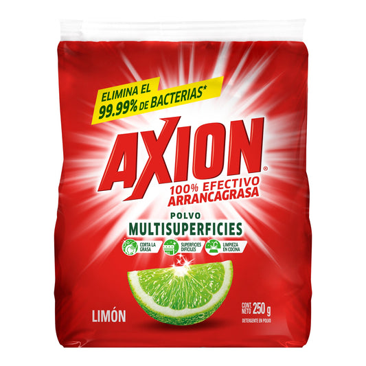 Detergente Lavatrastes en Polvo Axion Limón de 250 g