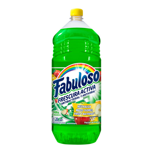 Limpiador Líquido Fabuloso Antibacterial Pasión de Frutas 2 l