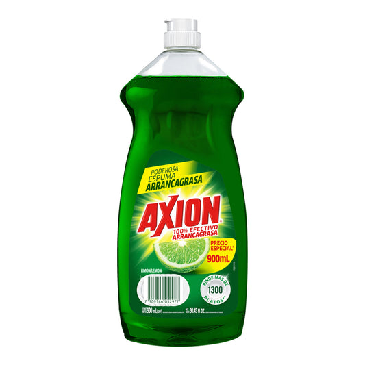 Detergente Lavatrastes Líquido Axion Limón de 900 ml