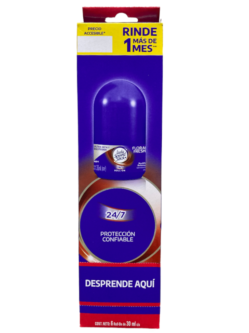 LADY SS MINIROLL 8/6P/30ML FLORAL F