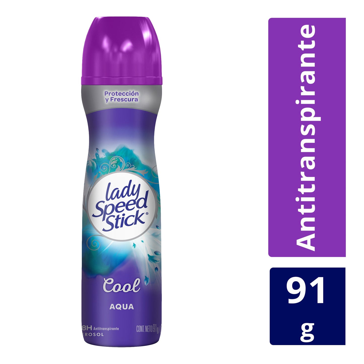 Antitranspirante Lady Speed Stick Cool Aqua en Aerosol de 91 g