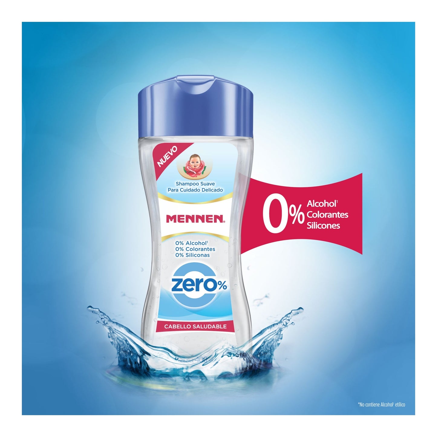 Shampoo Mennen Zero de 400 ml