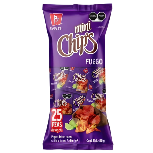 BARCEL MINI CHIPS FUEGO 6/25/18 GRS