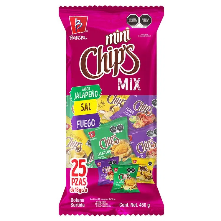 BARCEL MINI CHIPS MIX 6/25/18 GRS