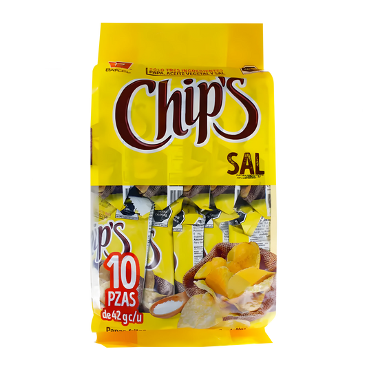 BARCEL TEN PACK CHIPS SAL 4/10 PZAS
