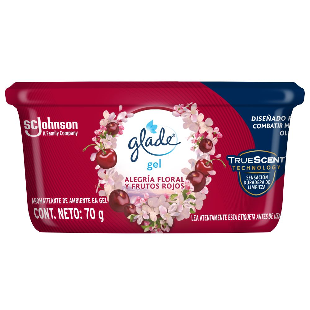 GLADE MINI GEL 12/70GR ALEGRIA FLORAL
