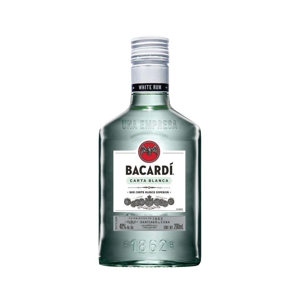 RON BACARDI BCO 24/200ML