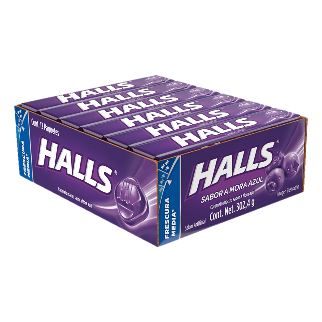 MONDELEZ HALLS MORA AZUL 30/12/PZ