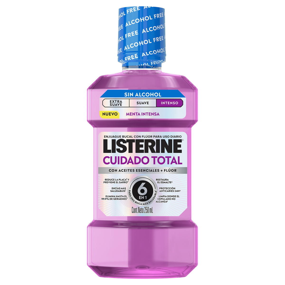 LISTERINE 12/250 ML CUIDADO TOTAL NVO.