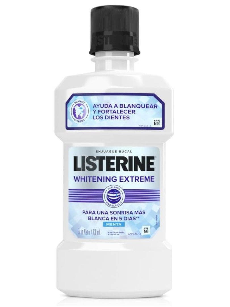 LISTERINE 12/473 ML WHITE EXTREME