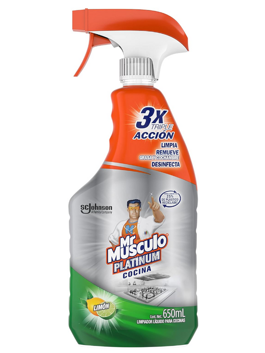 MR MUSCULO COCINA LIMON 12/650 ML