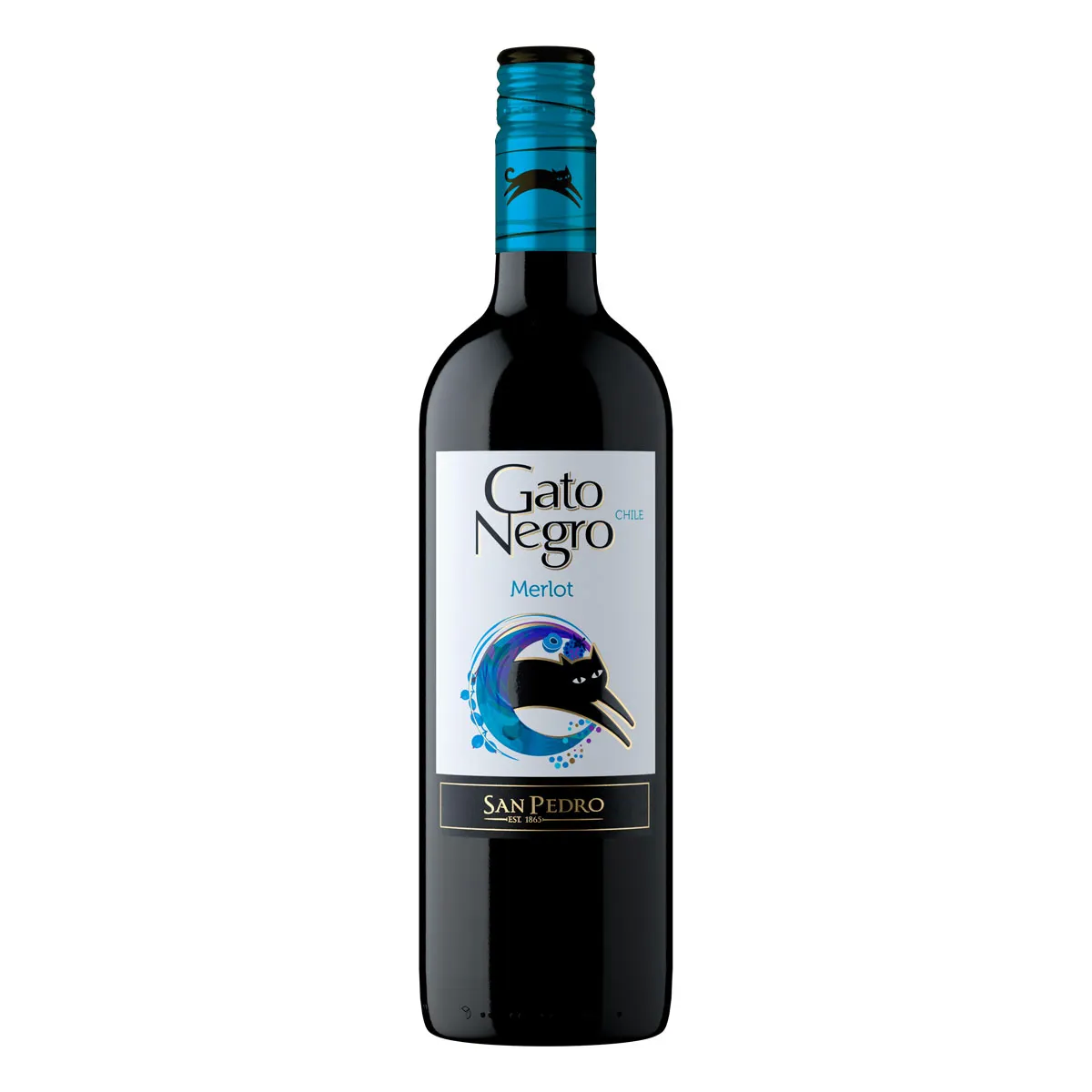 VINO GATO NEGRO MERLOT 12/750ML