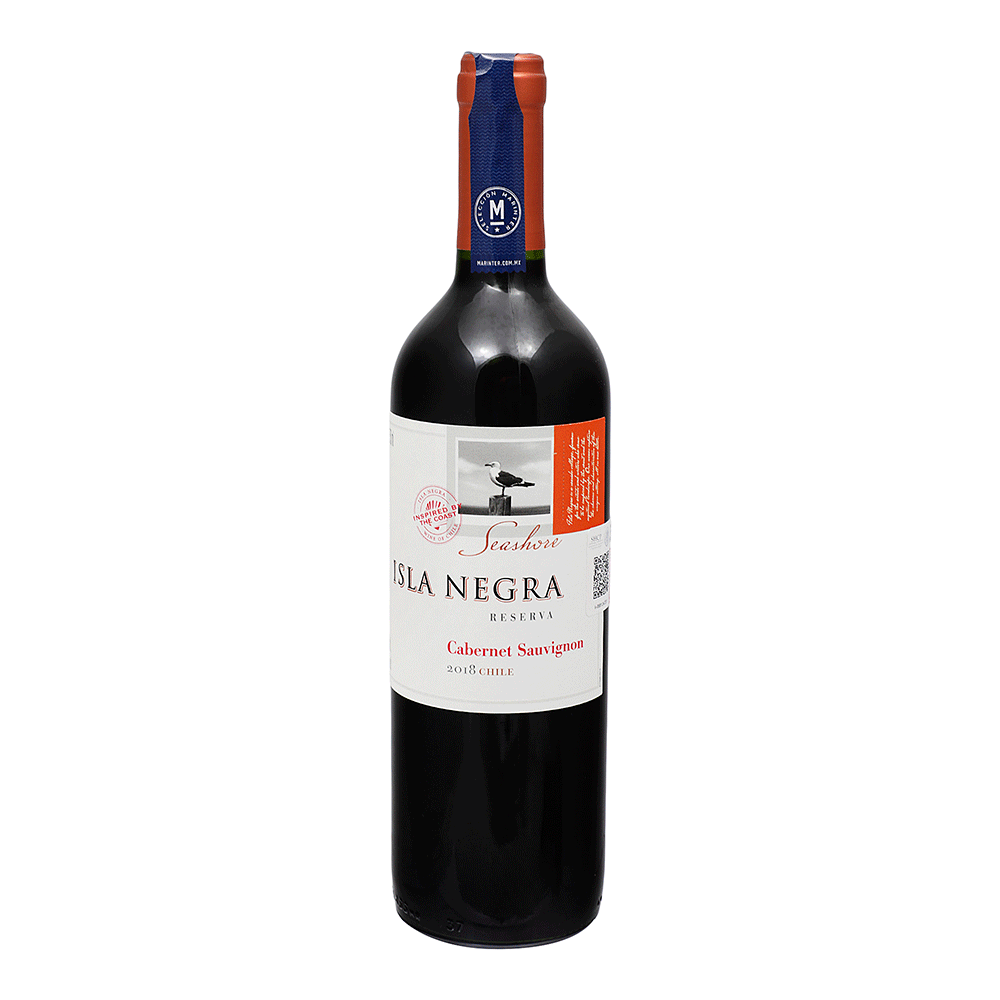 VINO TINTO ISLA NEGRA CABERNET  6/750 ML