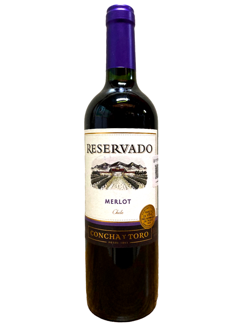 VINO TINTO CONCHA Y T MERLOT 12 750ML