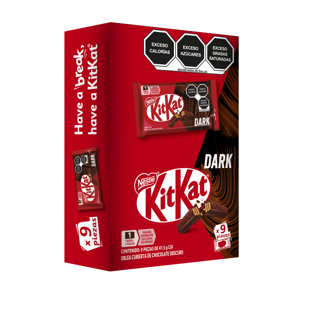 NESTLE KIT KAT DARK 9X41. 9/9/PZ