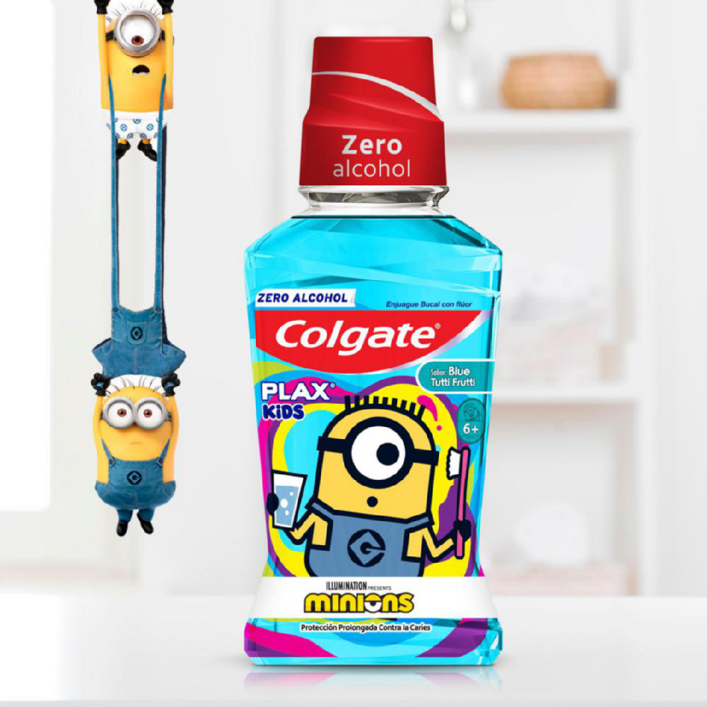 PLAX 12/250 ML ENJ. KIDS MINIONS