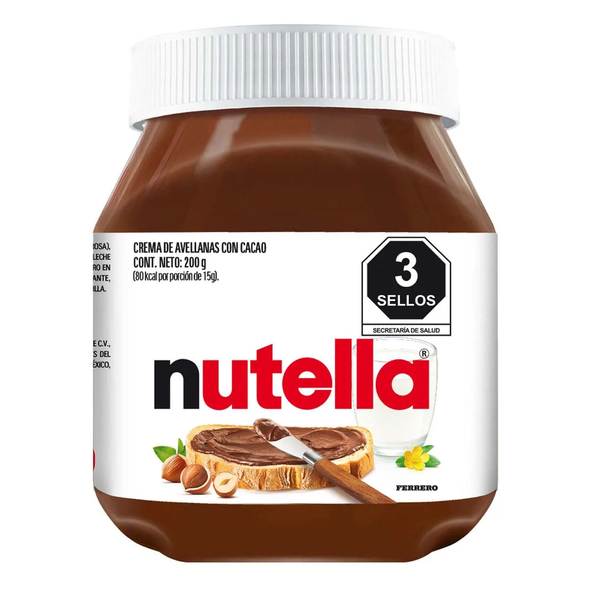 FERRERO NUTELLA 12 200 GRS Servicio Comercial Garis