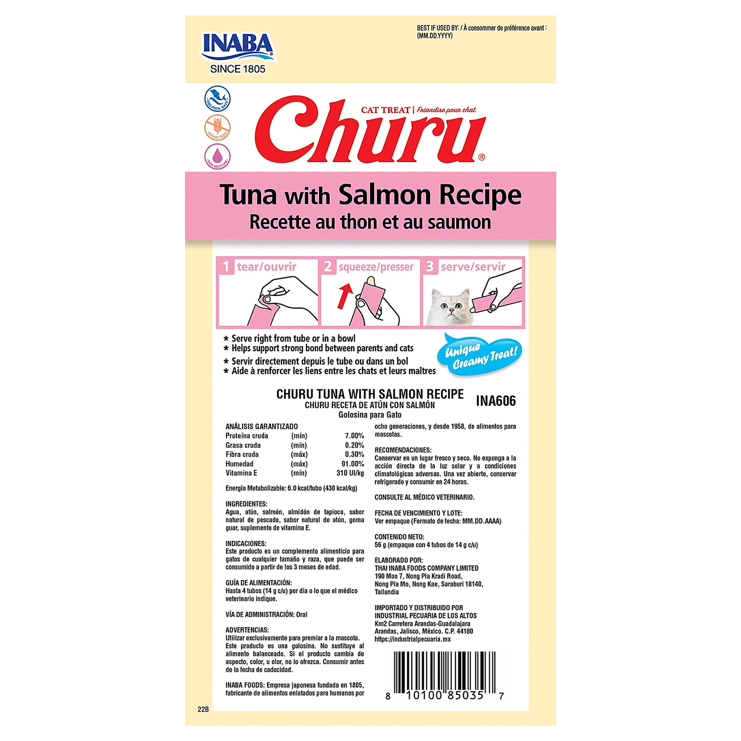 CHURU RECETA ATUN SALMON 16/4/56 GRM