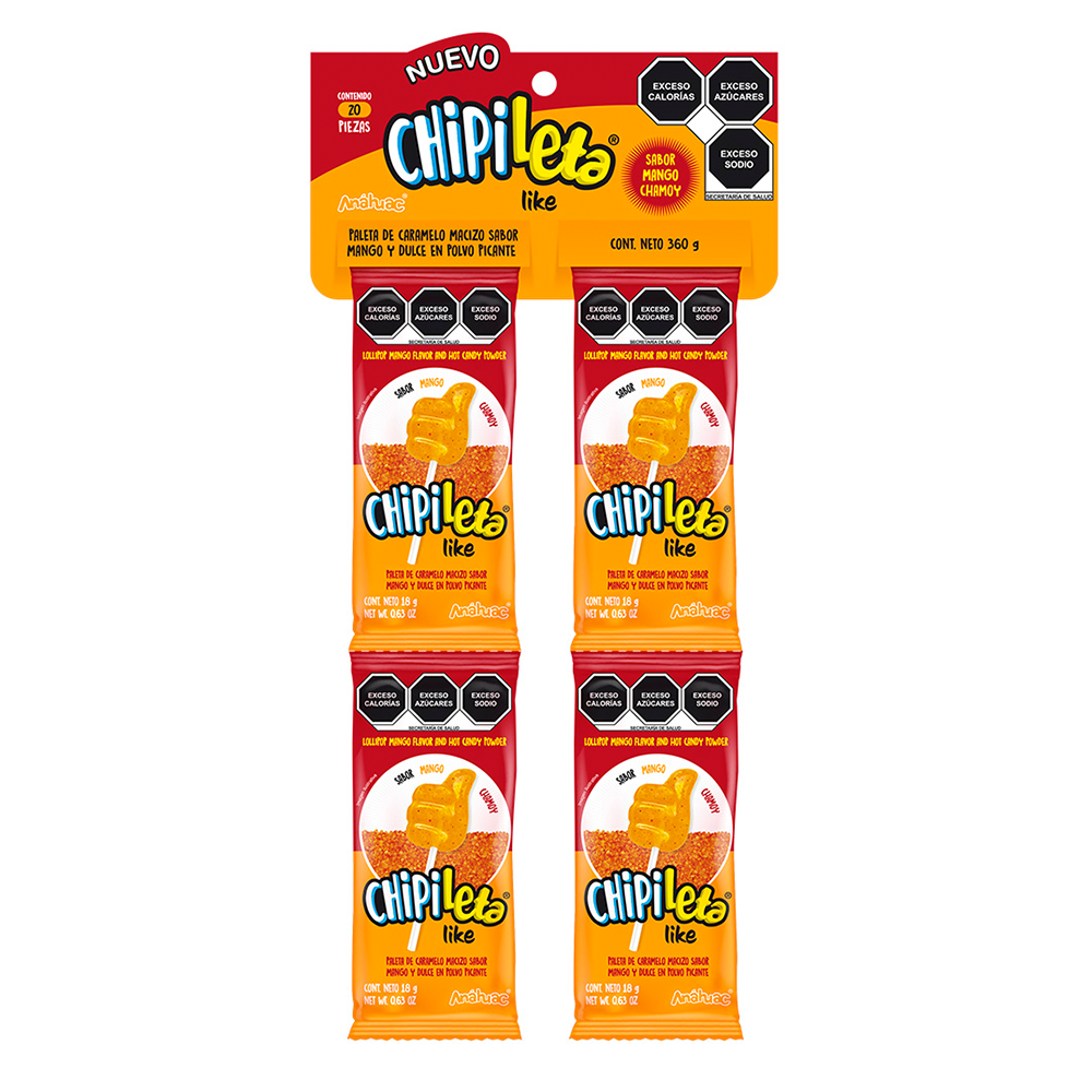 CHIPILETA PAL TIRA LIKE MANGO 16/20/360