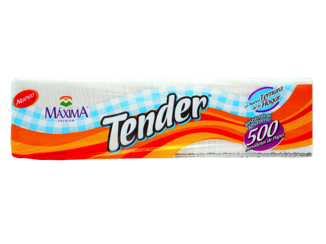 SERVILLETA TENDER 12/500 PZA