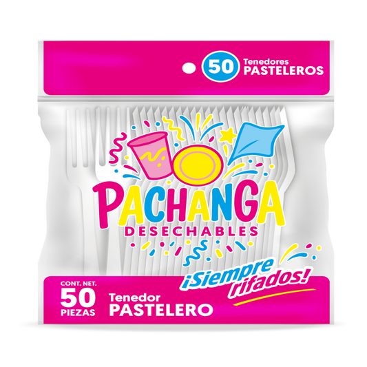 PACHANGA TENEDOR PASTELERO 60/50 PZAS