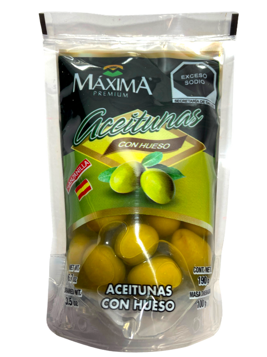 ACEITUNA MAX.C HUESO DOYPACK 24 190 GR