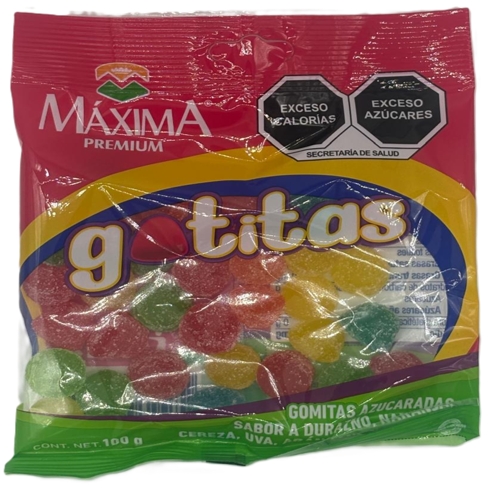 GOMITAS MAXIMA GUSANITOS 8/12/100 GR